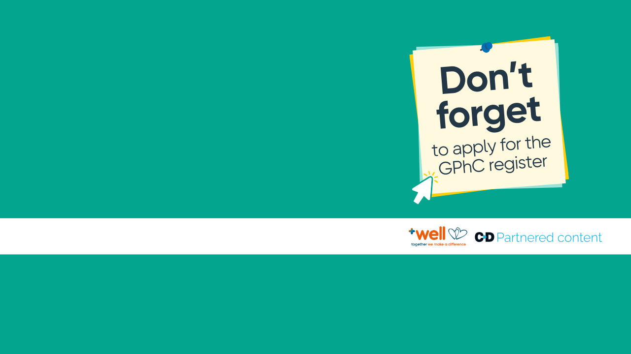 DON'T FORGET to apply for the GPhC register by Thursday 4th July