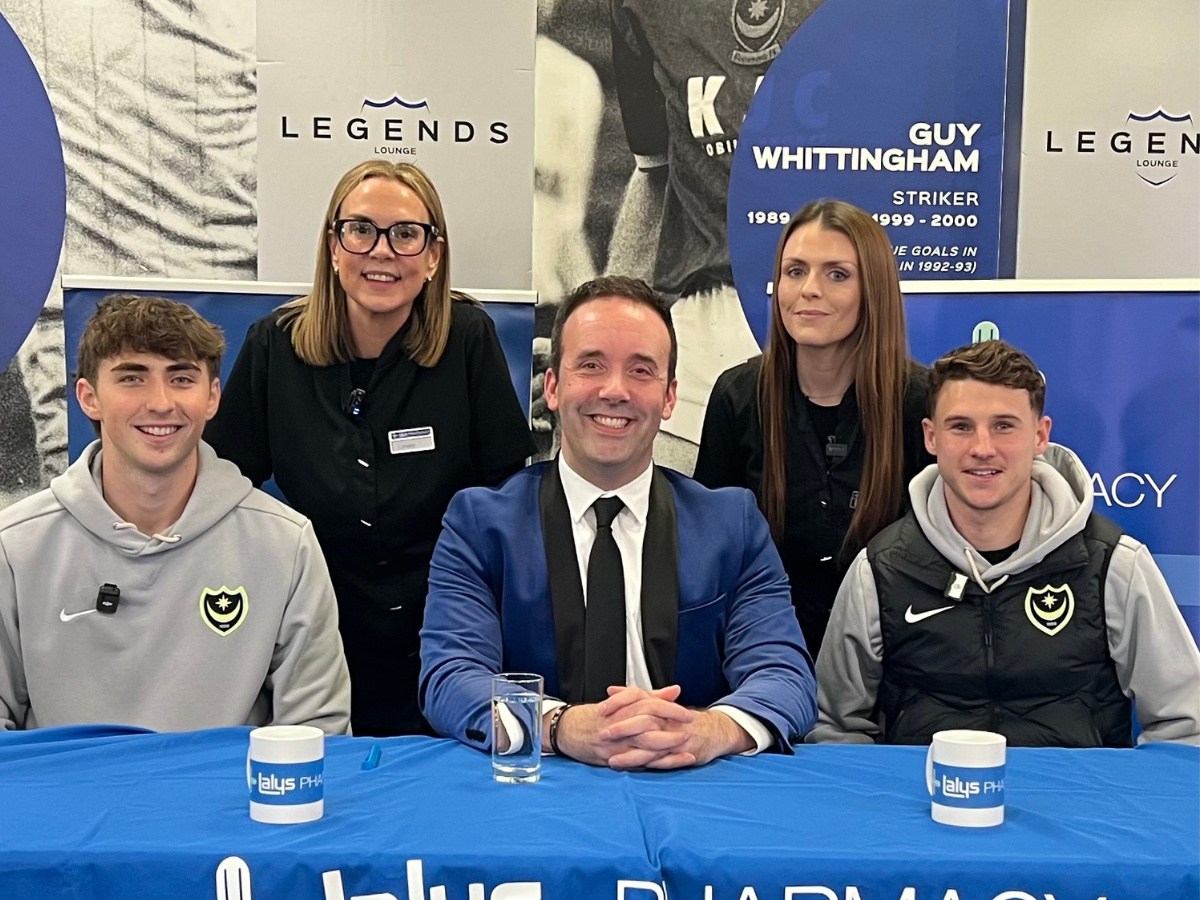 ‘Here we go!’: Portsmouth FC extends pharmacy partnership